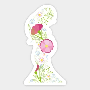 pregnant woman Sticker